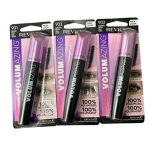 Revlon VOLUMAZING Mascara (1) 901 Blackest Black‎ (2) 903 Blackest Brown